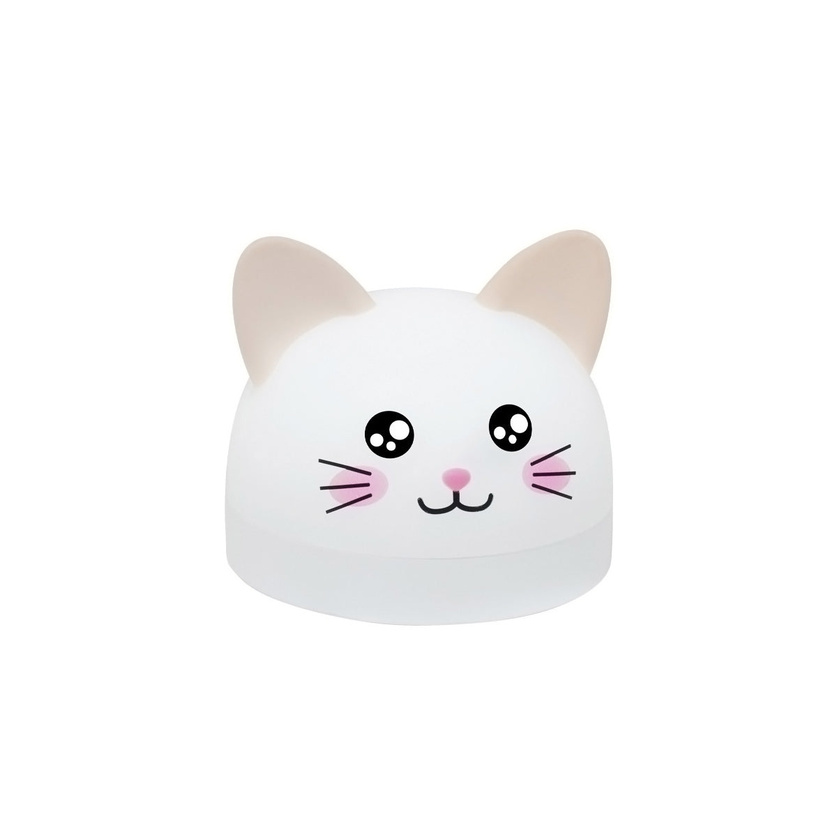 Cat Mouse Clock Night Light - Rechargeable Silicone LED Alarm Clock | Tail-Rotating Dimmer & Sound Activated Display