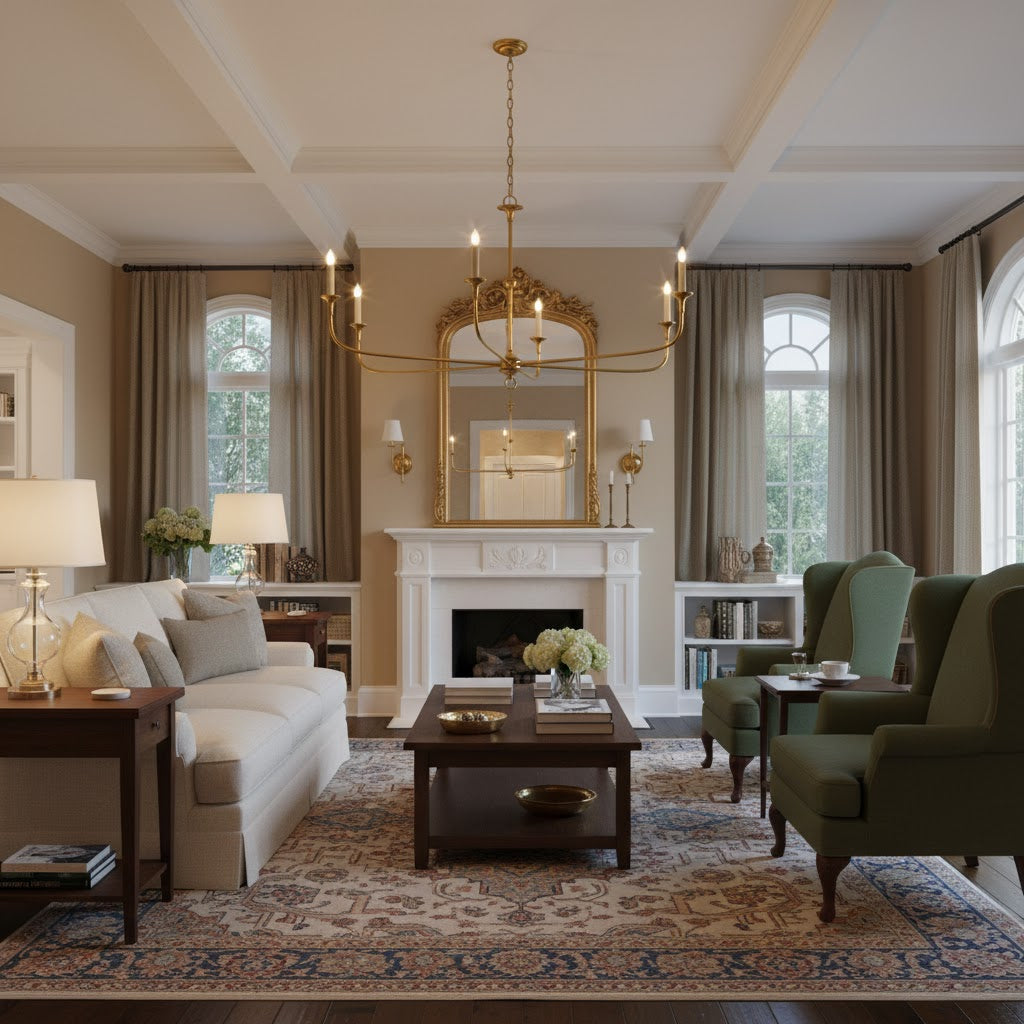 Cecil Chandelier – Minimalist Fluid Arm Candelabra Chandelier