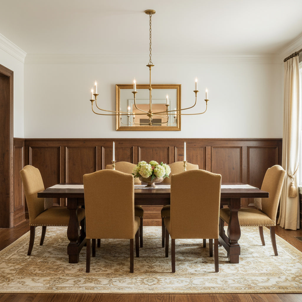 Cecil Chandelier – Minimalist Fluid Arm Candelabra Chandelier