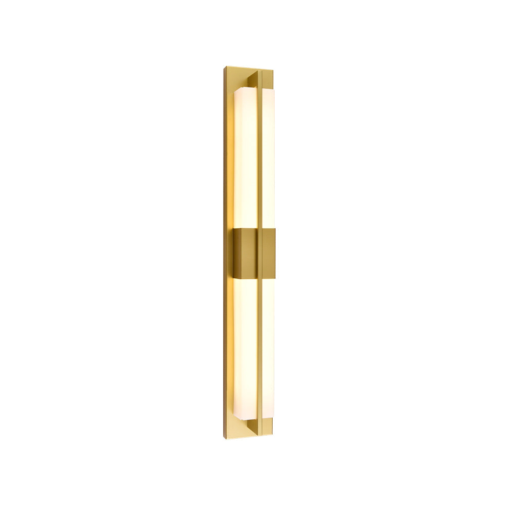 Cecily LED Alabaster Sconce - Modern Glam Heritage Brass & Natural Stone Wall Light