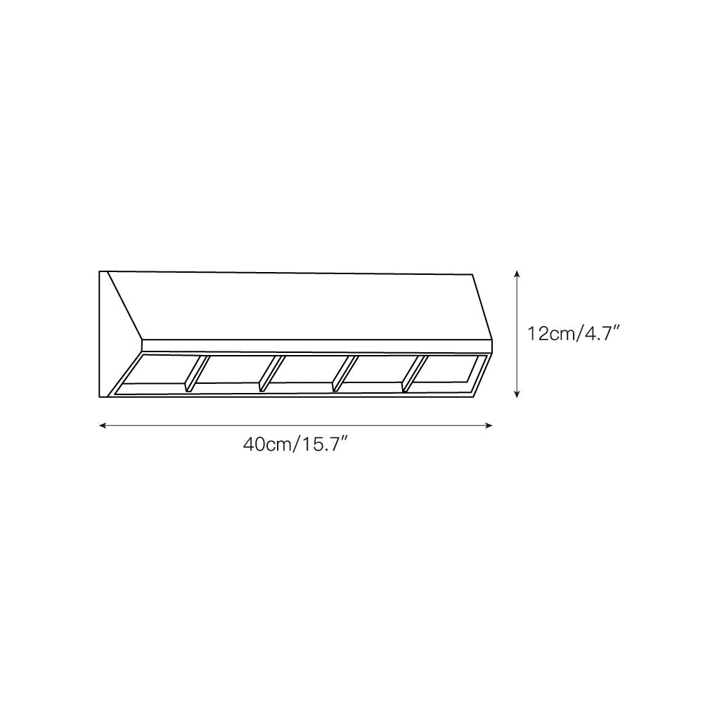 Cedrick LED Wall Lamp - Modern Outdoor Waterproof Aluminum & Acrylic Sconce