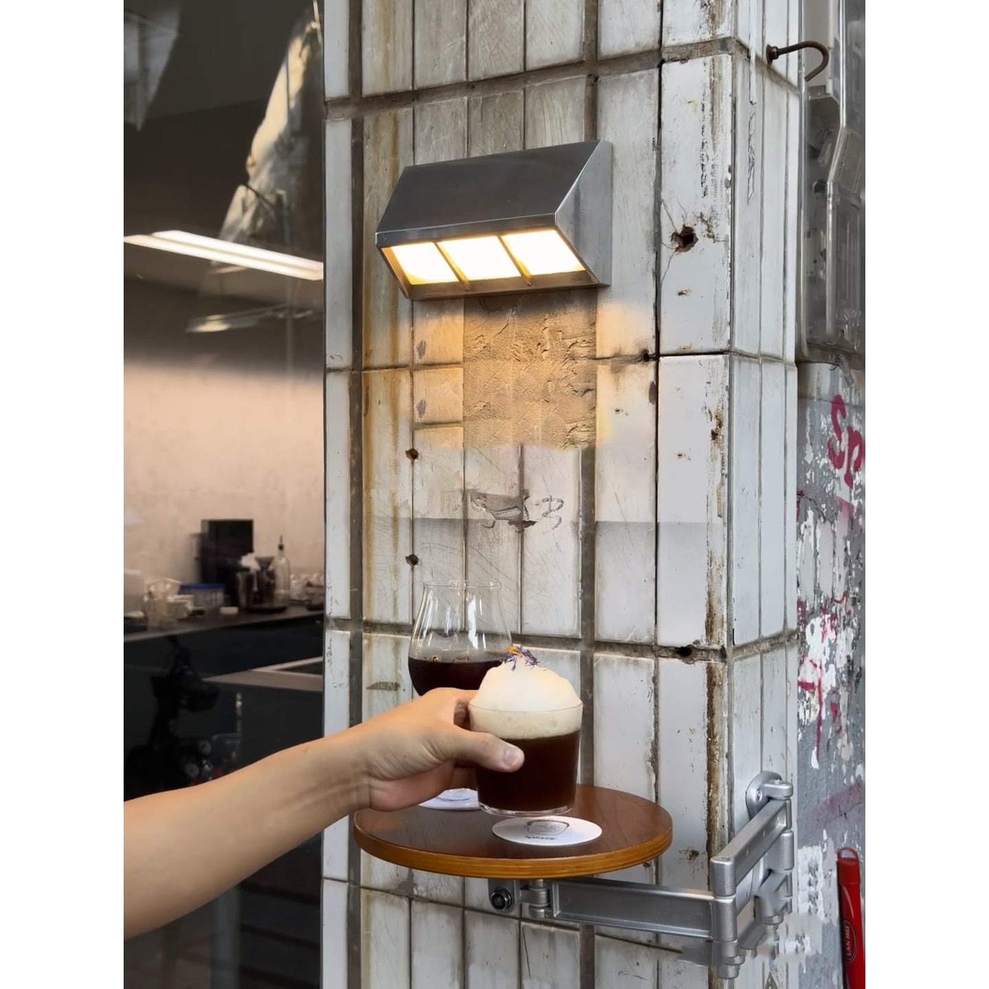 Cedrick LED Wall Lamp - Modern Outdoor Waterproof Aluminum & Acrylic Sconce
