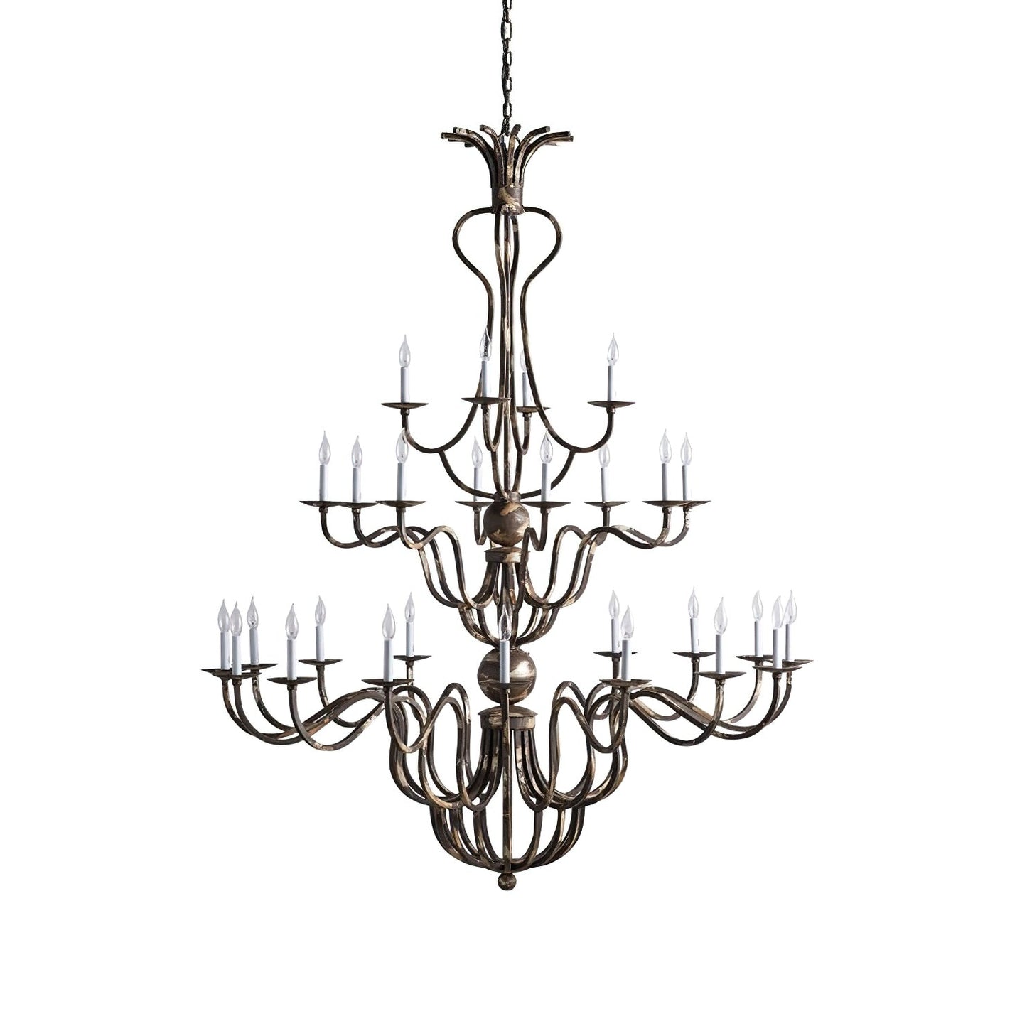 Celine Chandelier - Luxurious Corinthian Style Multi-Light Candle Chandelier