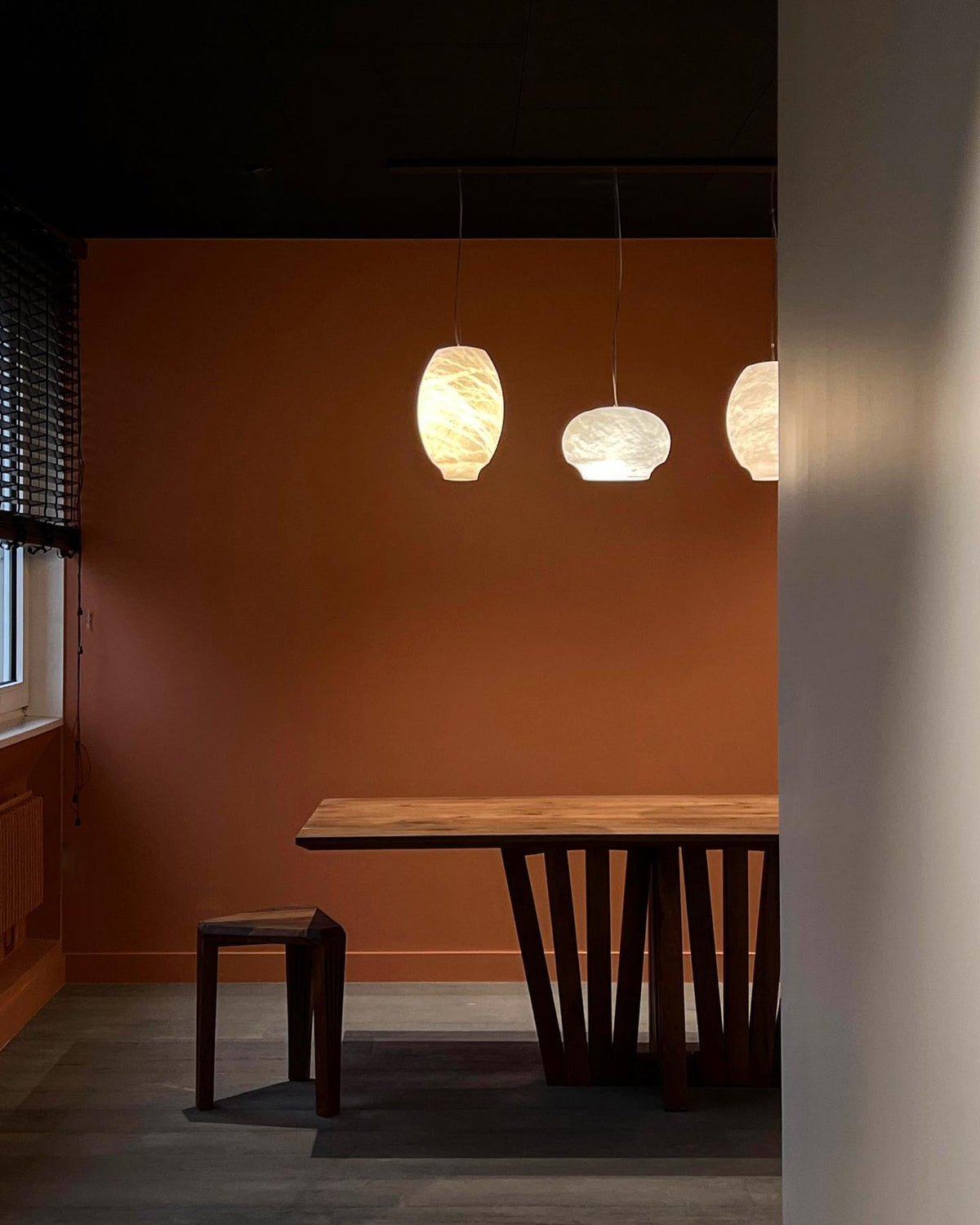 Camille Alabaster Pendant Lamp – Carved Translucent Natural Alabaster Dome Pendant Light