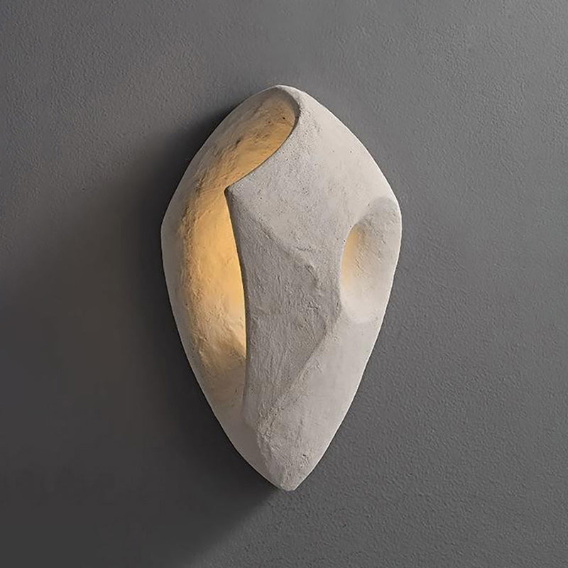 Cement Hollow Wall Lamp - Modern Minimalist Architectural Concrete Sconce