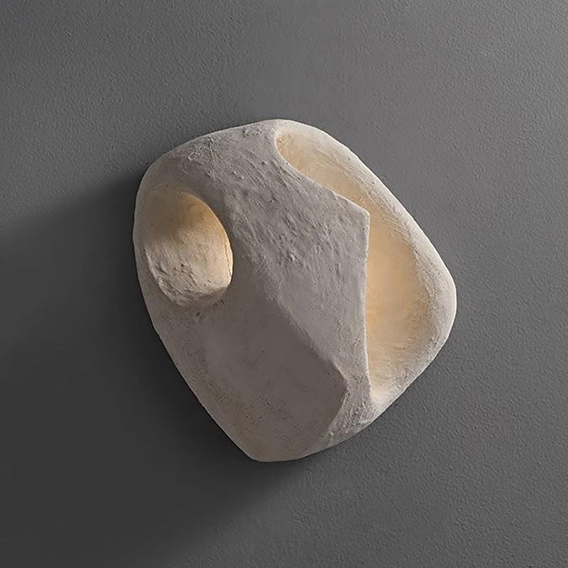Cement Hollow Wall Lamp - Modern Minimalist Architectural Concrete Sconce