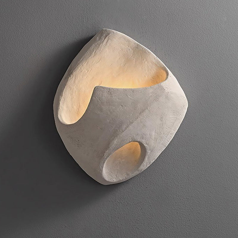 Cement Hollow Wall Lamp - Modern Minimalist Architectural Concrete Sconce