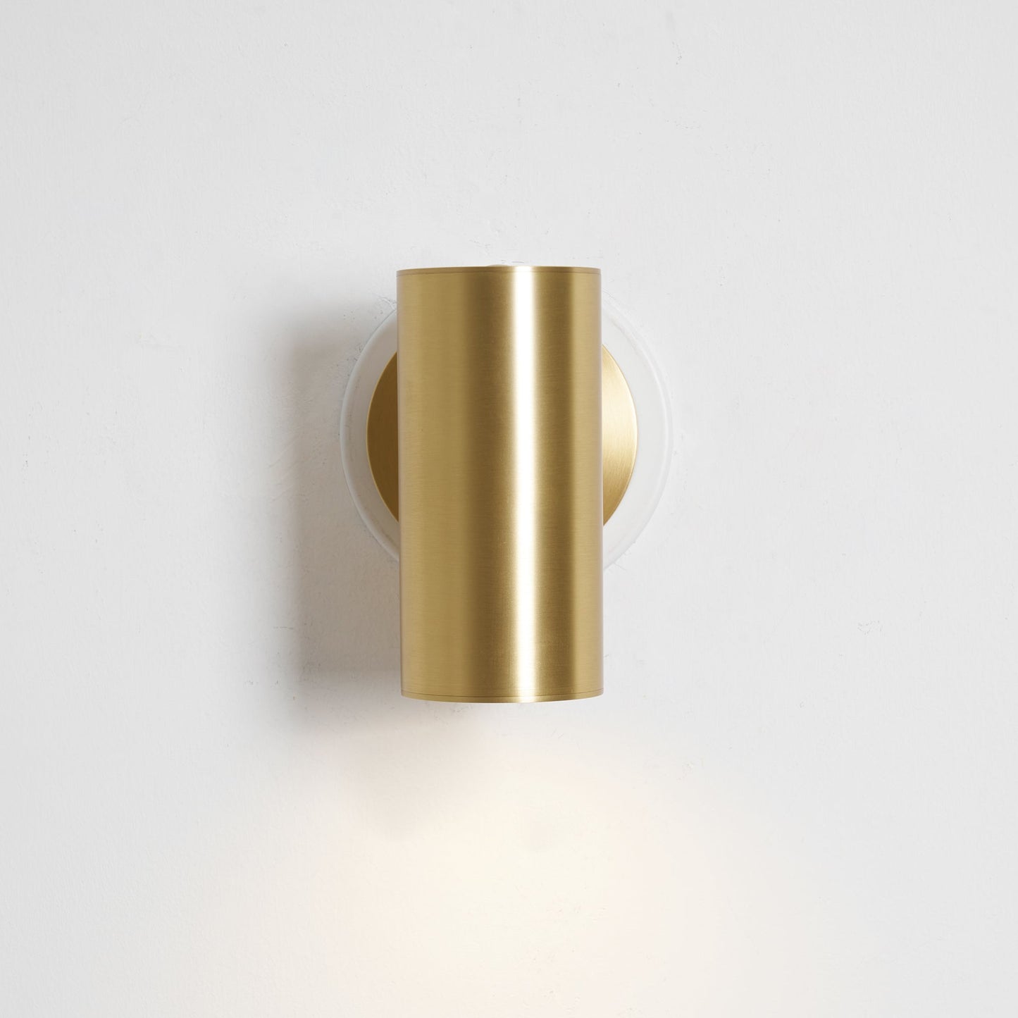 Champeaux Sconce - Minimalist Solid Brass Industrial Cylinder Wall Light