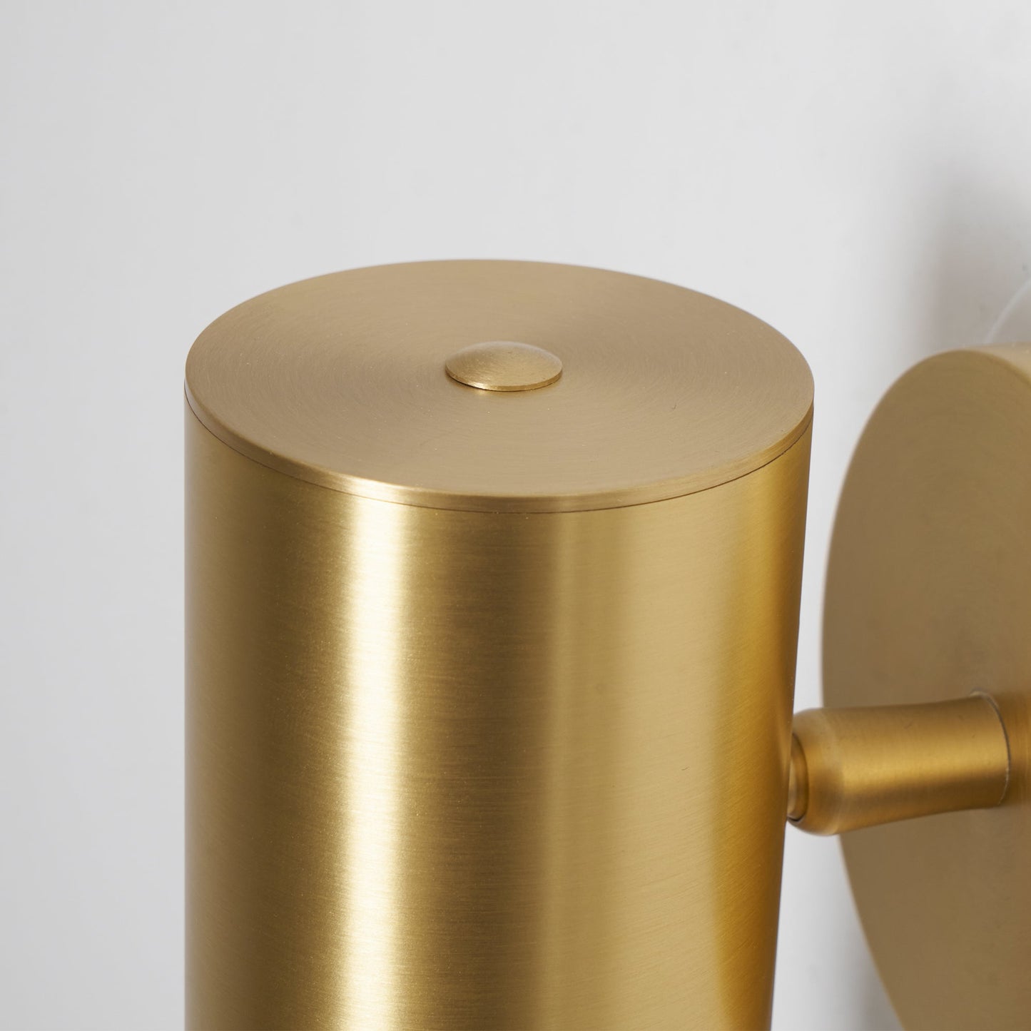 Champeaux Sconce - Minimalist Solid Brass Industrial Cylinder Wall Light