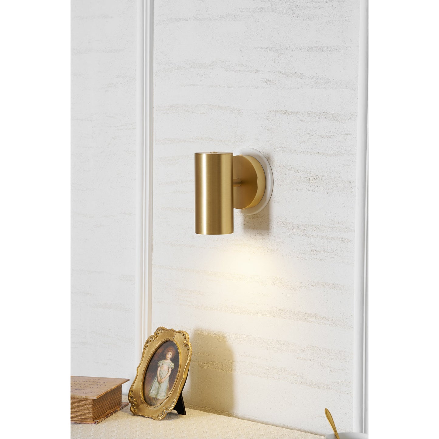 Champeaux Sconce - Minimalist Solid Brass Industrial Cylinder Wall Light
