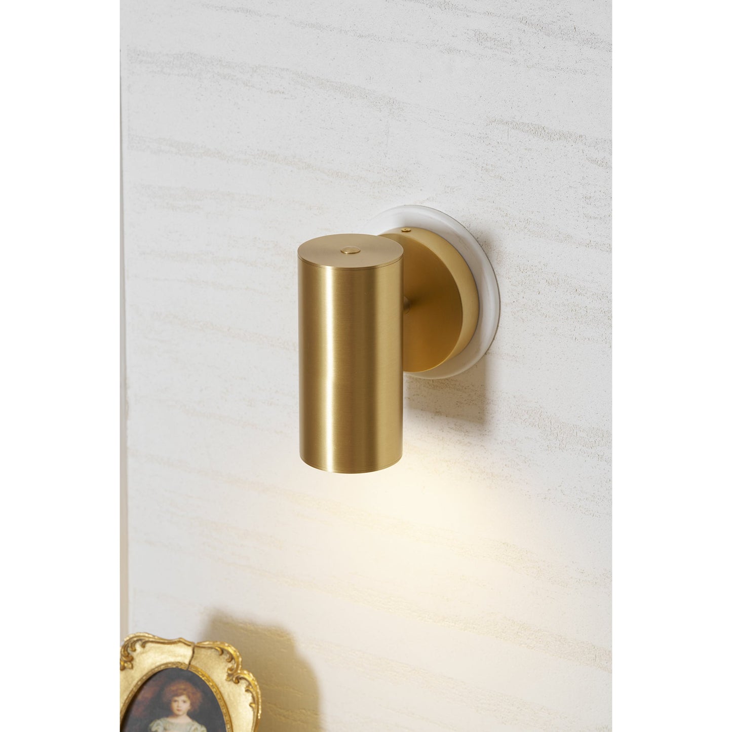 Champeaux Sconce - Minimalist Solid Brass Industrial Cylinder Wall Light