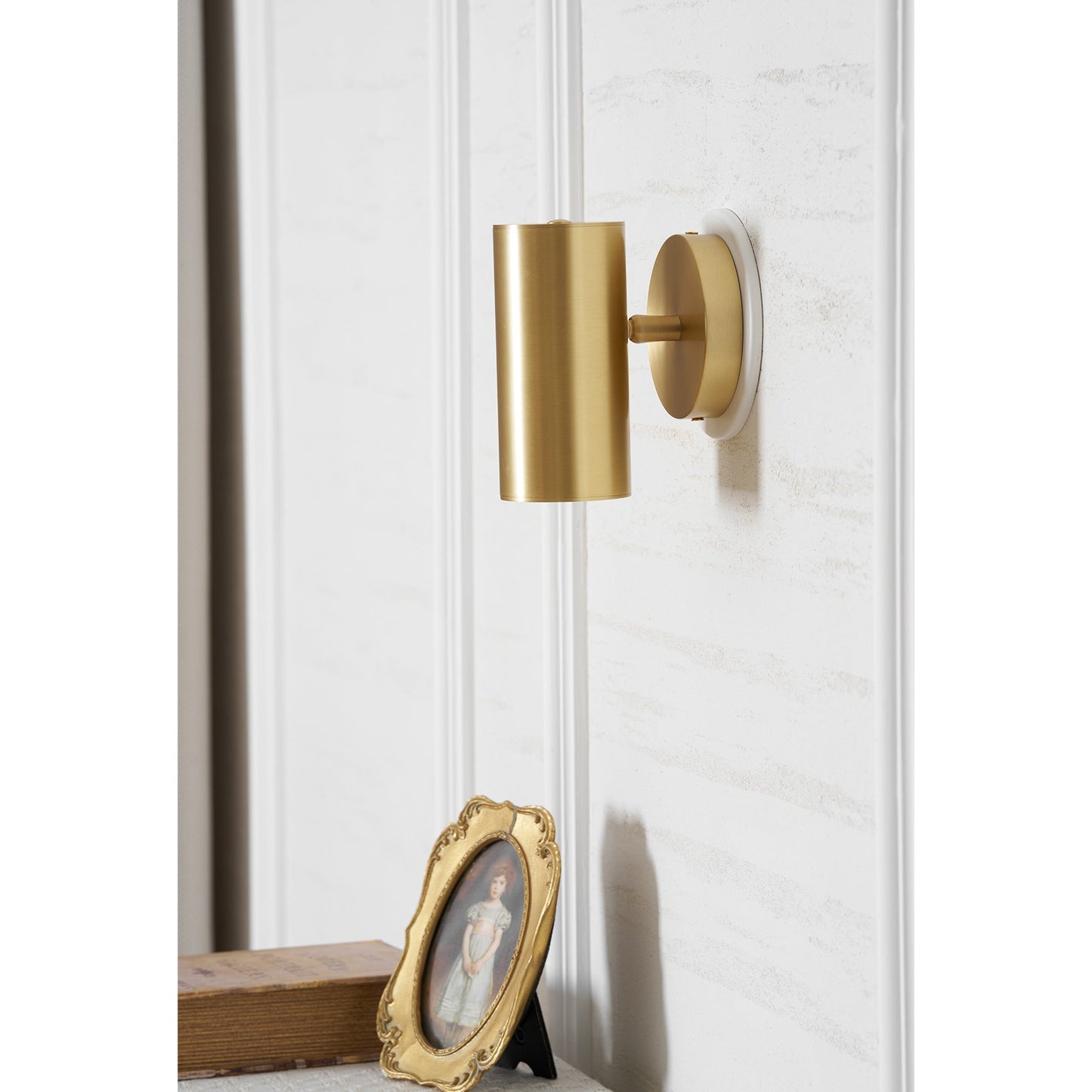 Champeaux Sconce - Minimalist Solid Brass Industrial Cylinder Wall Light