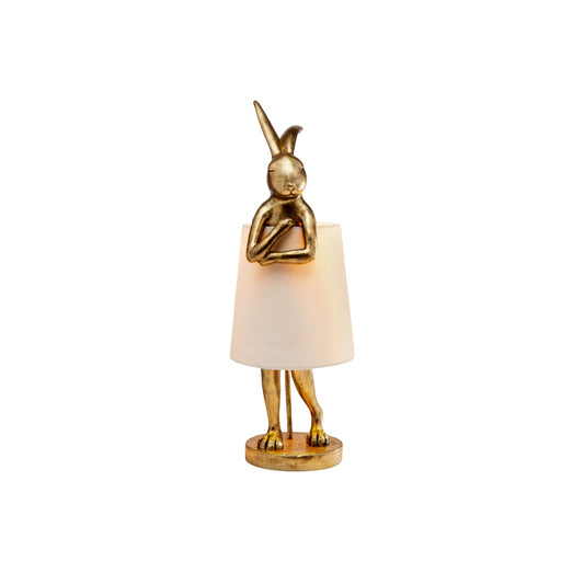Chester Rabbit Table Lamp - Whimsical Sculptural Resin Animal Lamp
