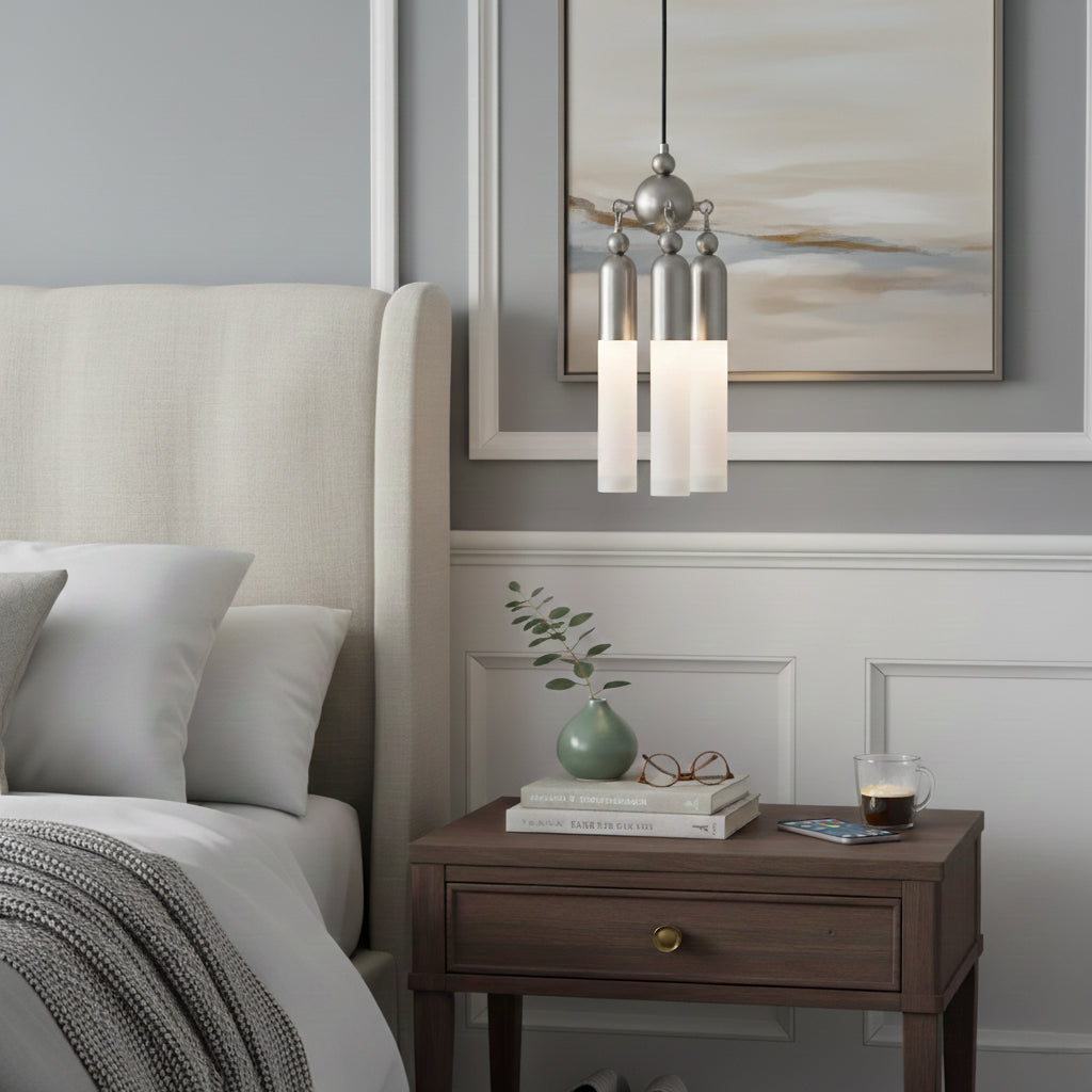 Chrishell Pendant Lamp - Modern Sculptural Aluminum & Acrylic LED Drop