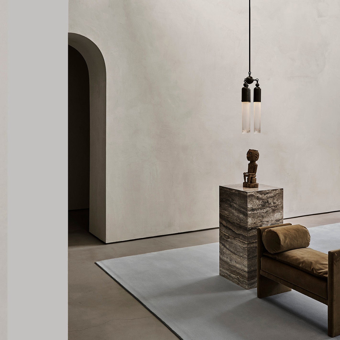 Chrishell Pendant Lamp - Modern Sculptural Aluminum & Acrylic LED Drop