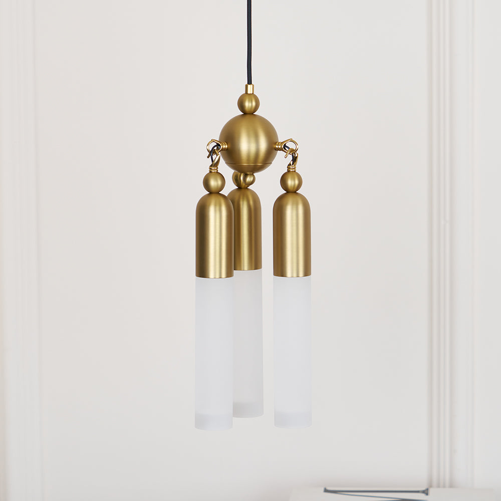 Chrishell Pendant Lamp - Modern Sculptural Aluminum & Acrylic LED Drop