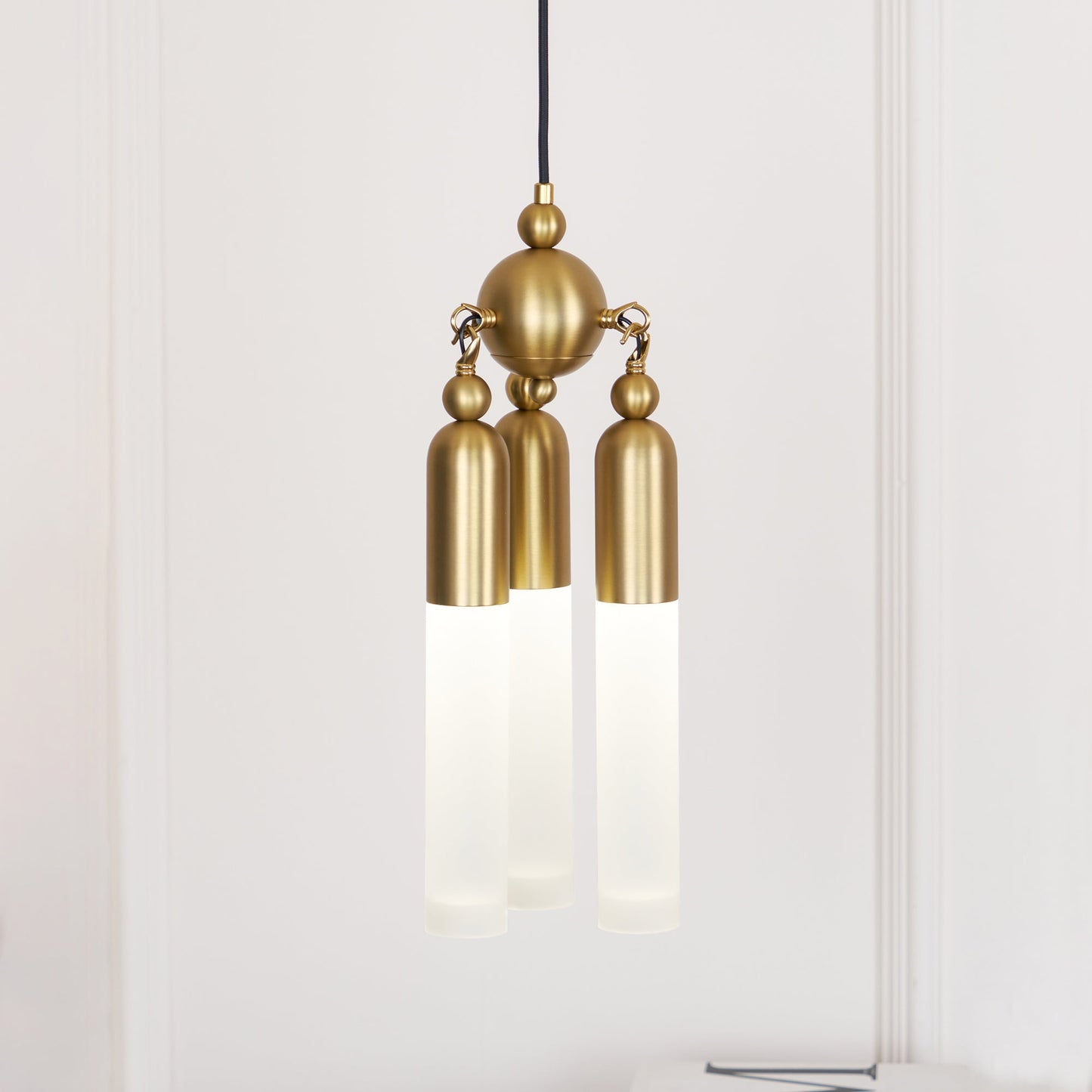 Chrishell Pendant Lamp - Modern Sculptural Aluminum & Acrylic LED Drop