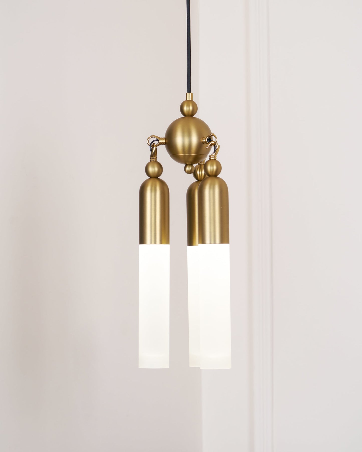 Chrishell Pendant Lamp - Modern Sculptural Aluminum & Acrylic LED Drop