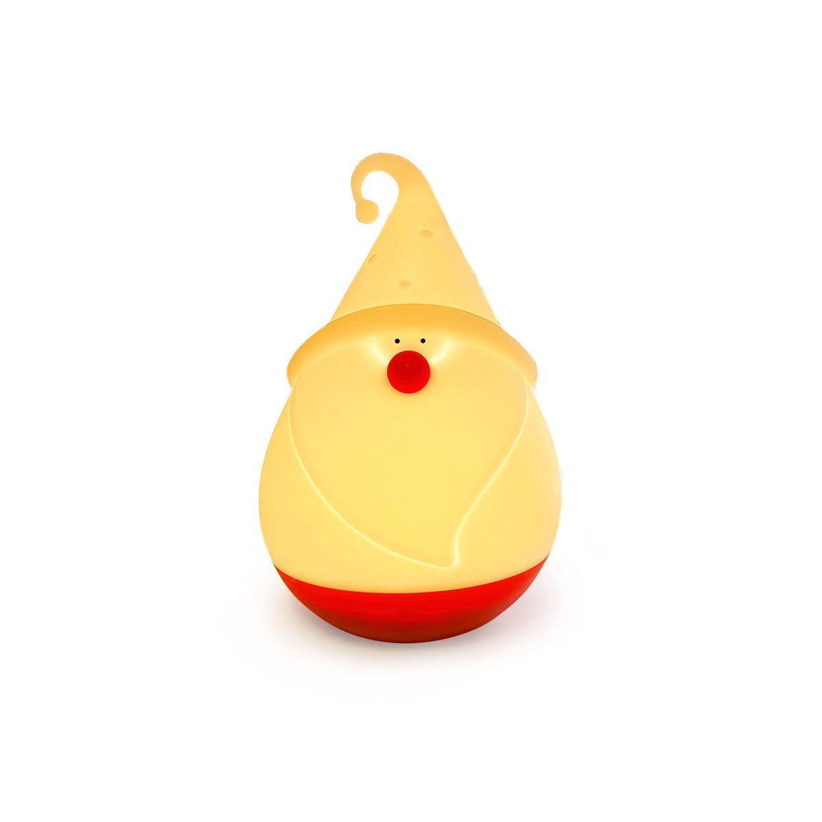 Snowman Night Light (Built-in Battery) - Rechargeable Silicone Holiday Lamp | Soft LED Nursery & Christmas Light