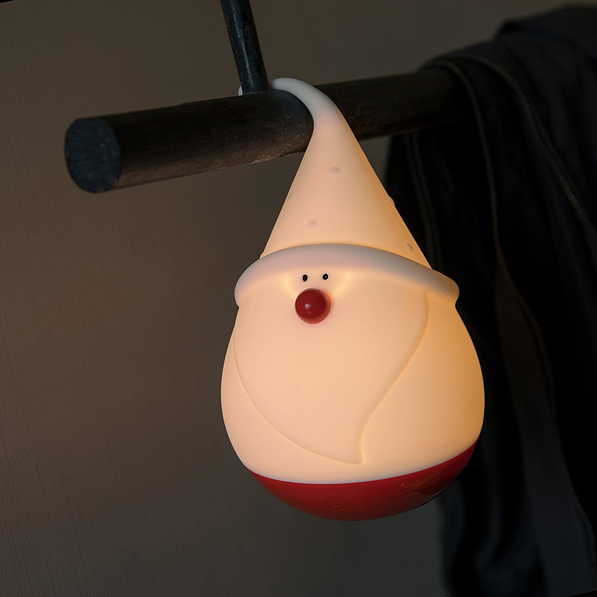 Snowman Night Light (Built-in Battery) - Rechargeable Silicone Holiday Lamp | Soft LED Nursery & Christmas Light