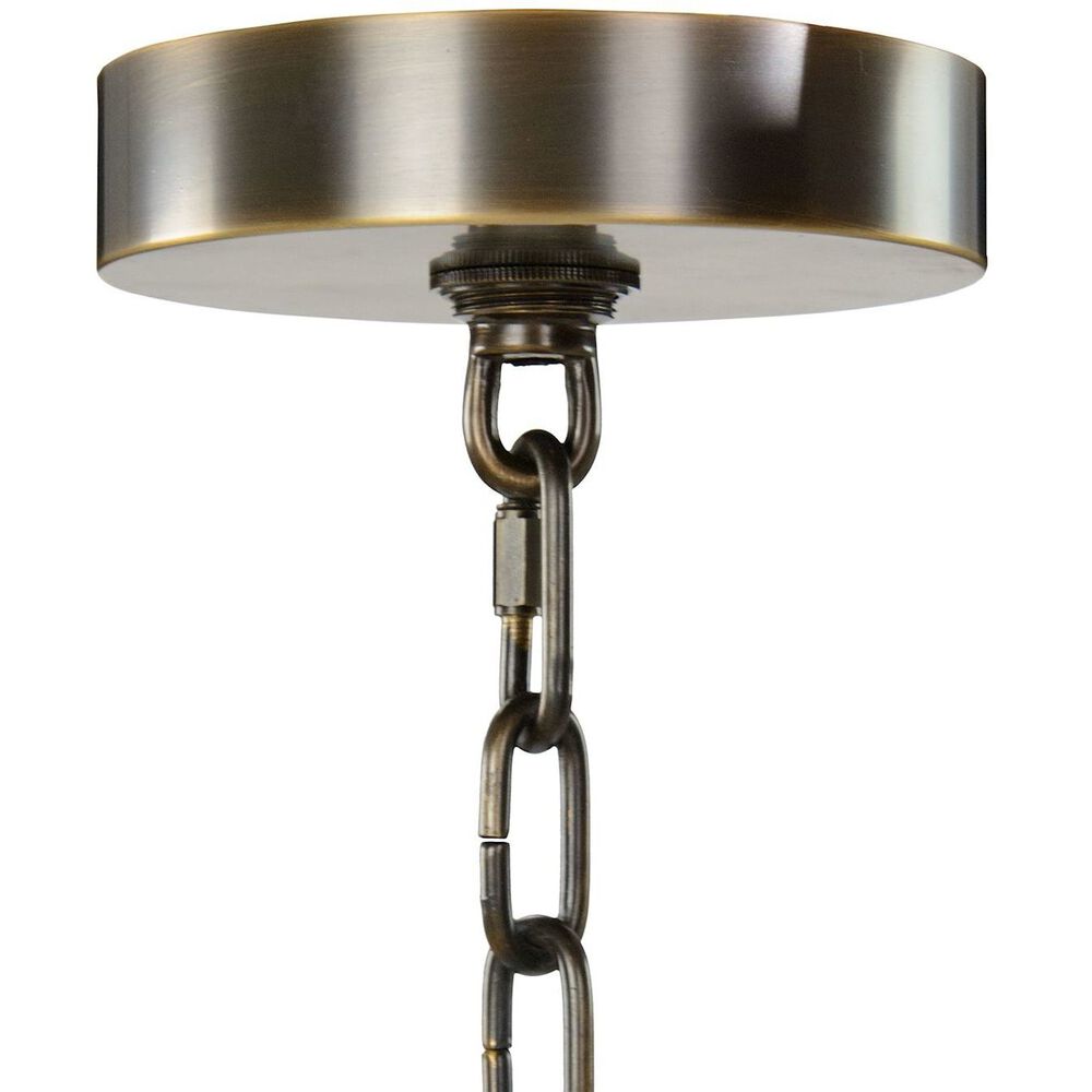 Churippu Chandelier - Grand 21-Light Brass & Ceramic Floral Statement Piece