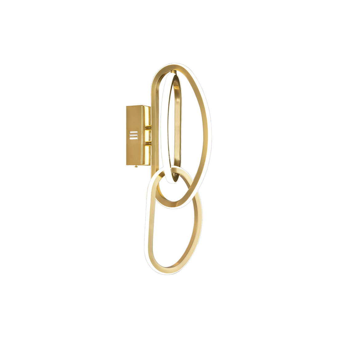 Circa LED Wall Lamp – Sculptural Interlinking Ring LED Wall Sconce