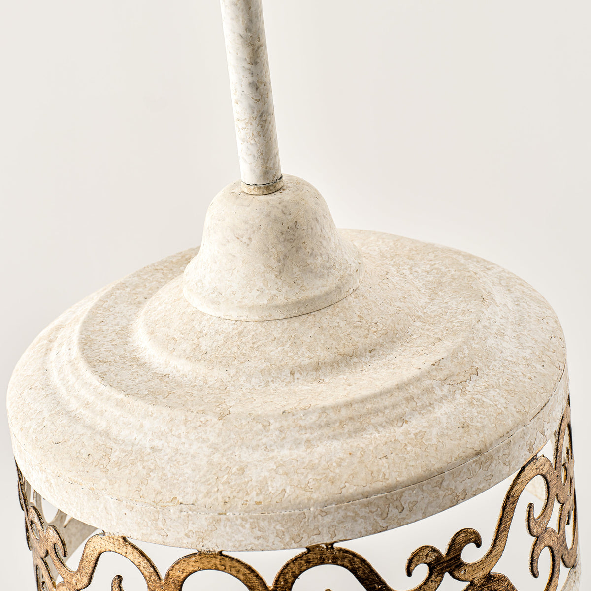 Claudette Pendant Lamp – Rustic Farmhouse Iron Dome Pendant