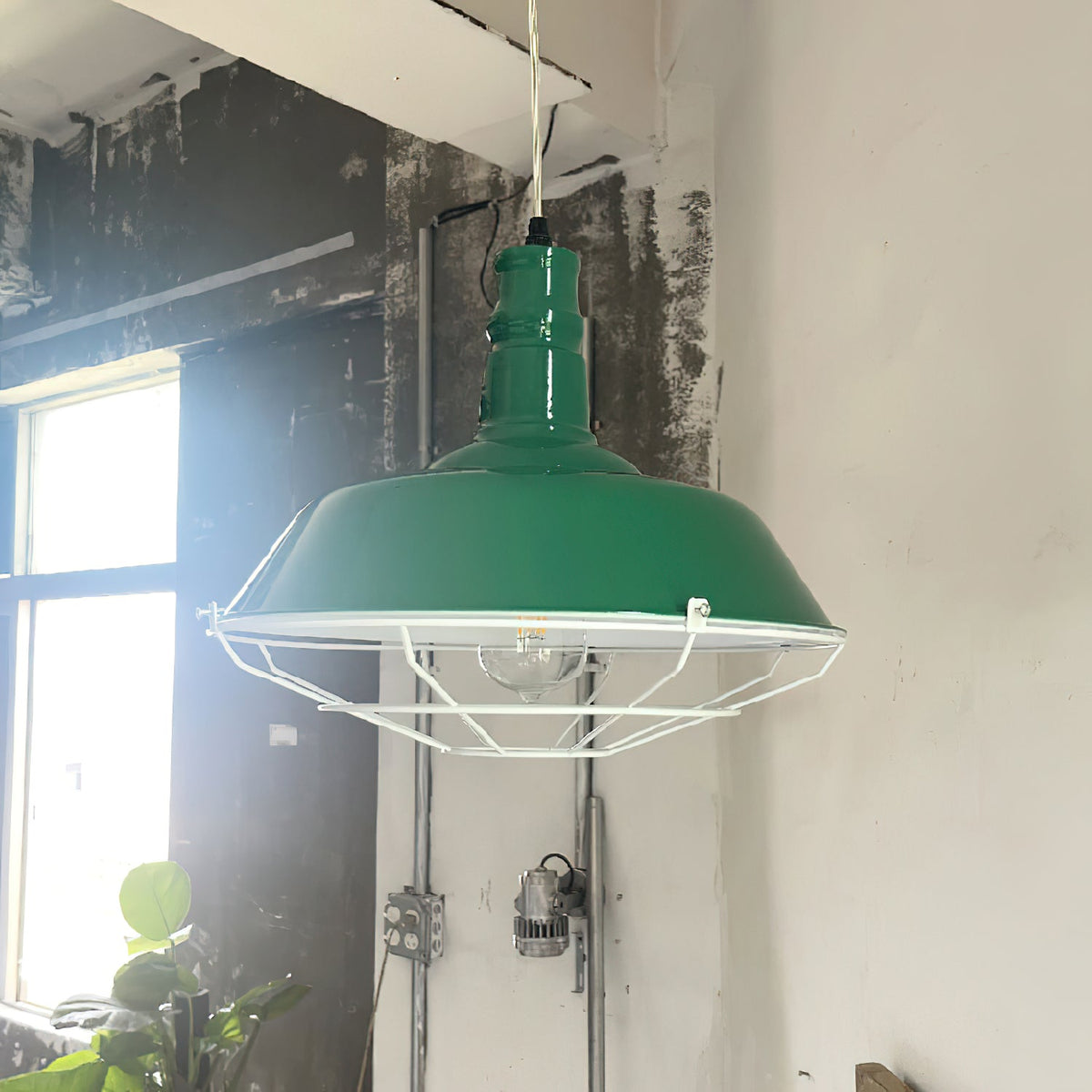 Cobal Pendant Light – Industrial Nautical Iron Dome Pendant