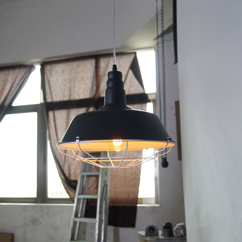 Cobal Pendant Light – Industrial Nautical Iron Dome Pendant