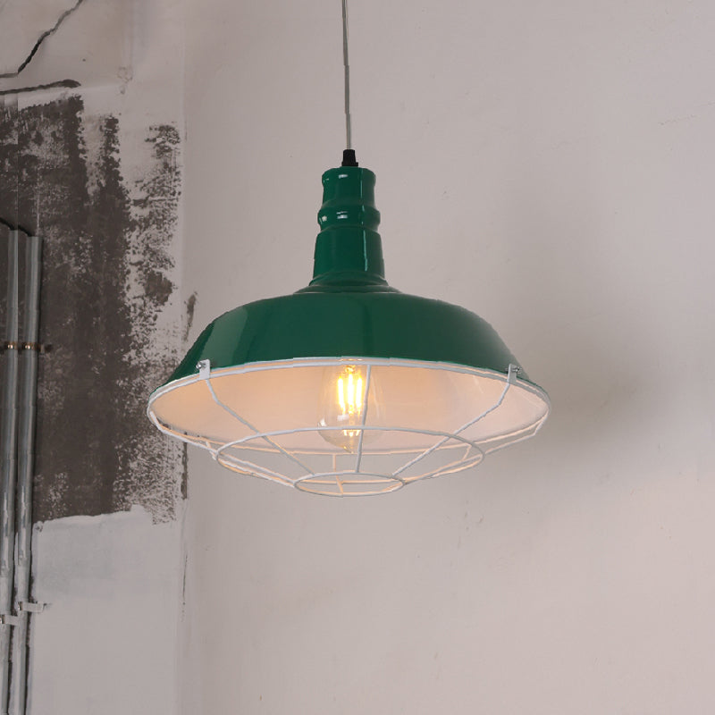 Cobal Pendant Light – Industrial Nautical Iron Dome Pendant