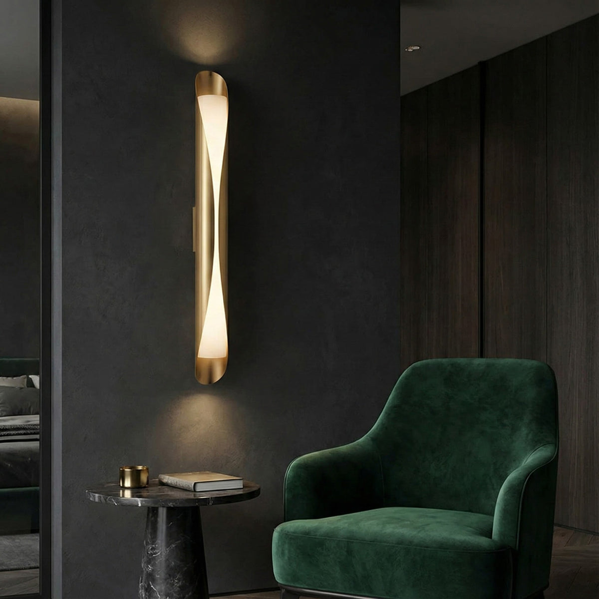 Cocon Wall Lamp – Modern Minimalist Copper & Acrylic LED Wall Sconce