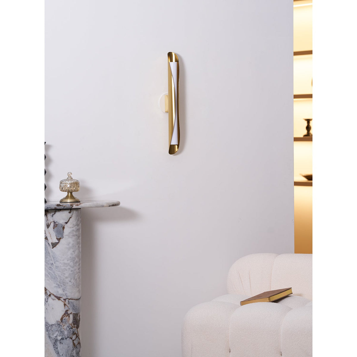 Cocon Wall Lamp – Modern Minimalist Copper & Acrylic LED Wall Sconce