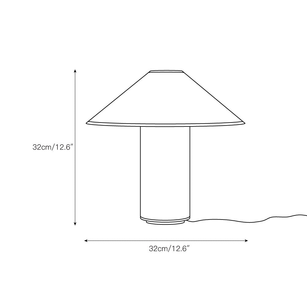Colette Fabric Table Lamp – Avant-Garde Fully Wrapped Fabric Accent Light