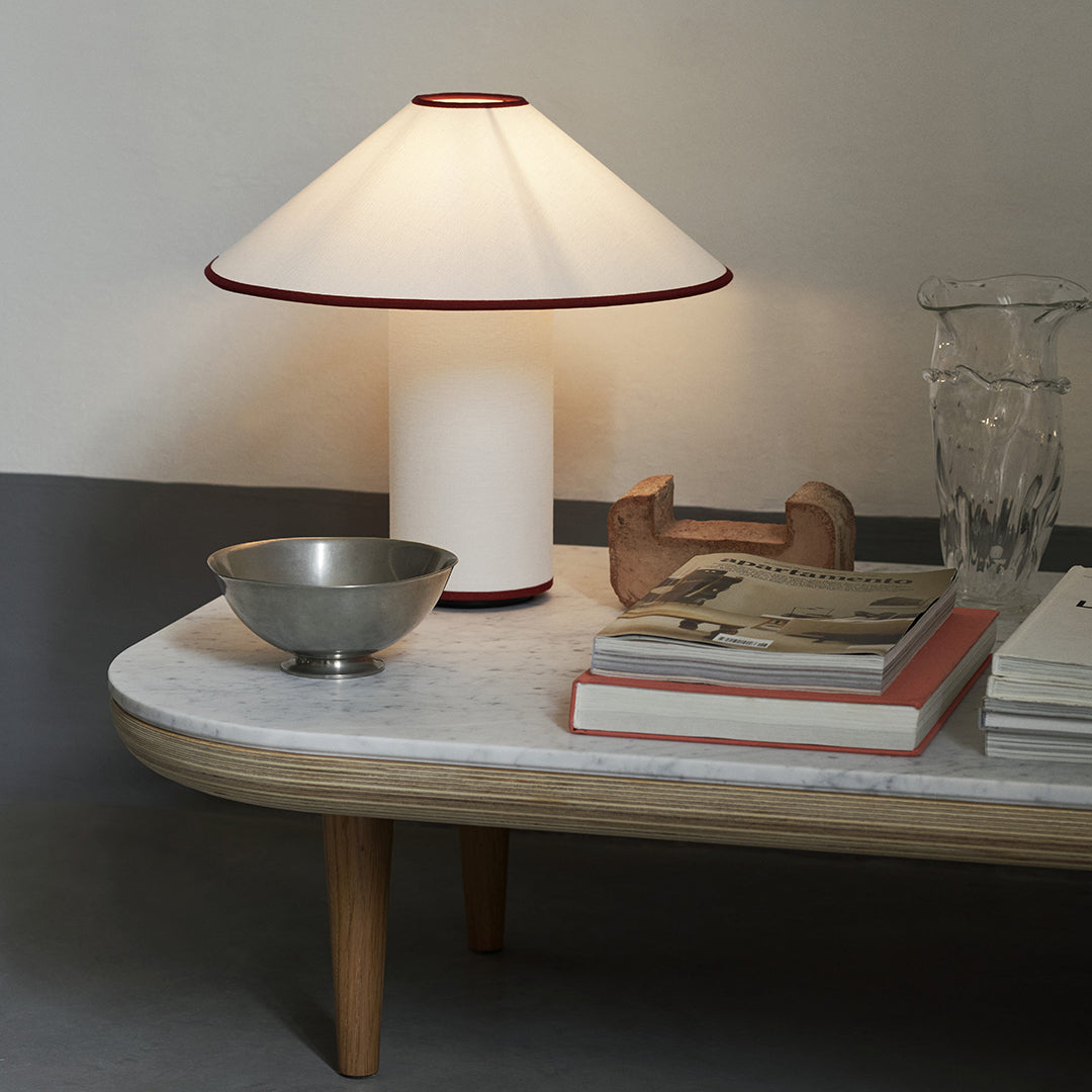 Colette Fabric Table Lamp – Avant-Garde Fully Wrapped Fabric Accent Light