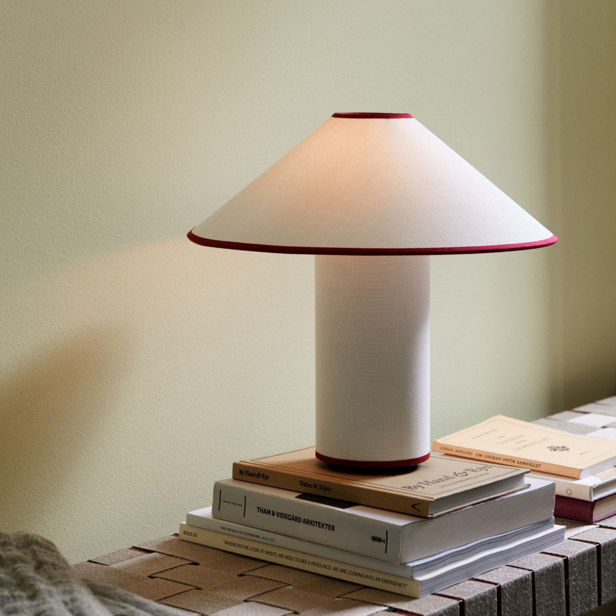 Colette Fabric Table Lamp – Avant-Garde Fully Wrapped Fabric Accent Light