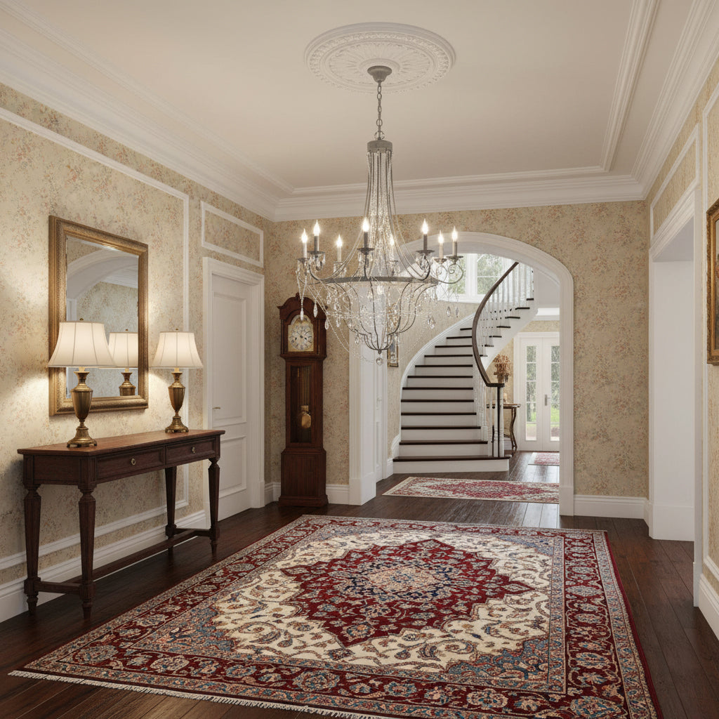 Collier Crystal Chandelier – French Country Weathered Iron & Crystal Chandelier