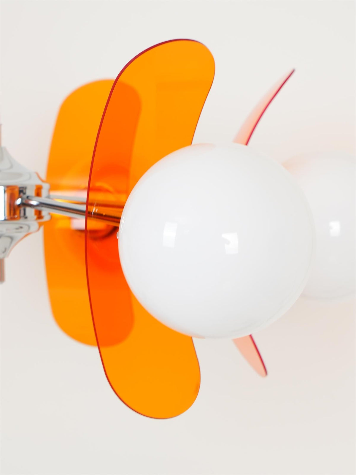 Coloured Sputnik Chandelier – Retro Modern Chrome, Glass & Acrylic Pendant