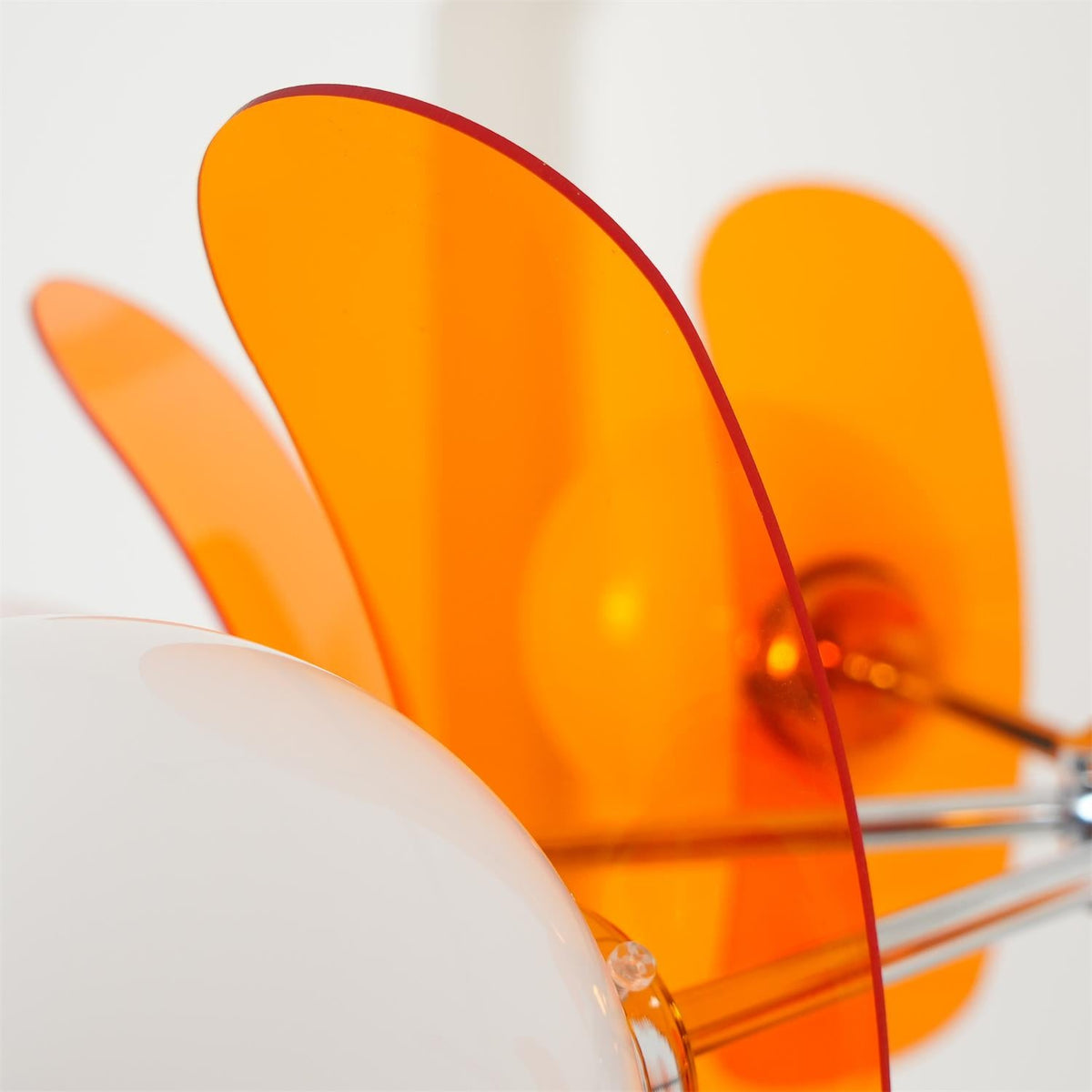 Coloured Sputnik Chandelier – Retro Modern Chrome, Glass & Acrylic Pendant
