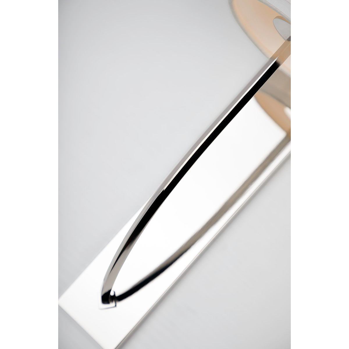 Colton Wall Lamp – Eastern Minimalist Curved Brass & Fabric Sconce