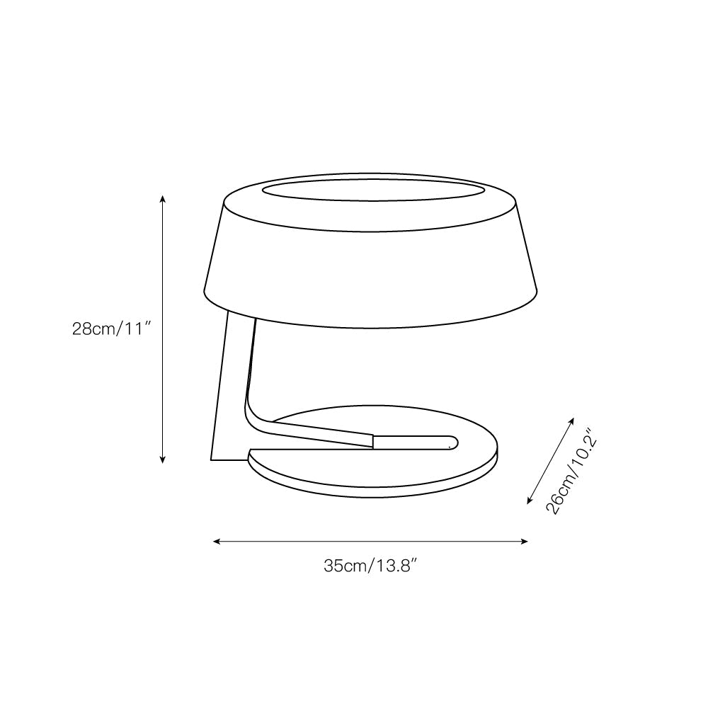 Comete Alabaster Table Lamp – Modern Sculptural Alabaster & Metal Accent Light