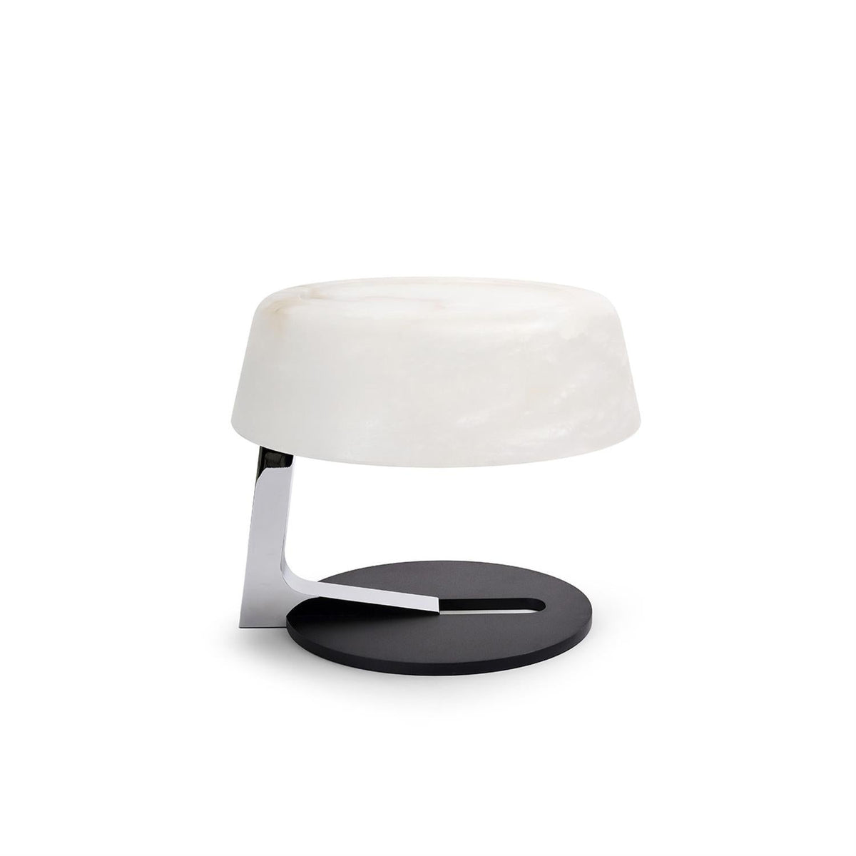 Comete Alabaster Table Lamp – Modern Sculptural Alabaster & Metal Accent Light