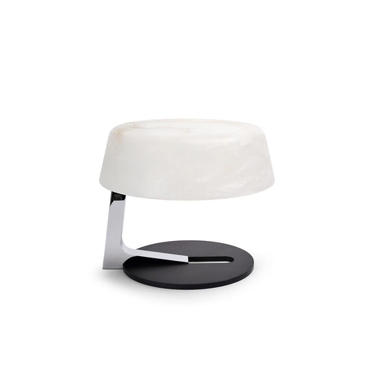 Comete Alabaster Table Lamp – Modern Sculptural Alabaster & Metal Accent Light