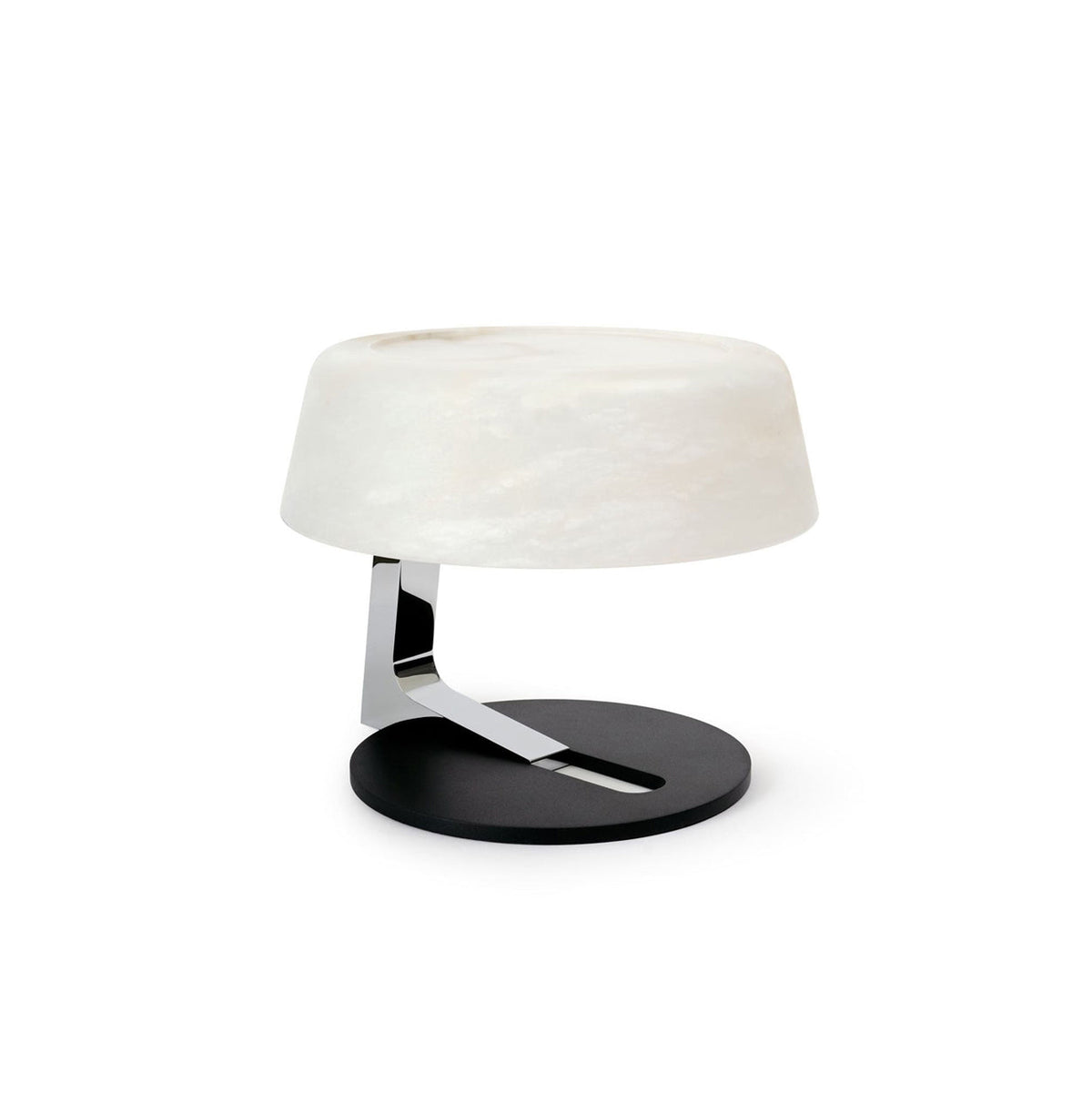 Comete Alabaster Table Lamp – Modern Sculptural Alabaster & Metal Accent Light