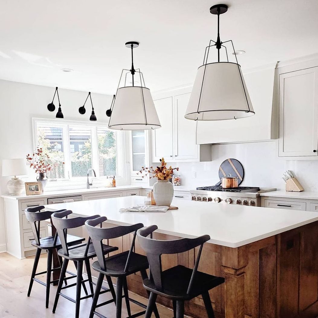 Regalia Drum Pendant Lamp - Modern Fabric & Brass Drum Light