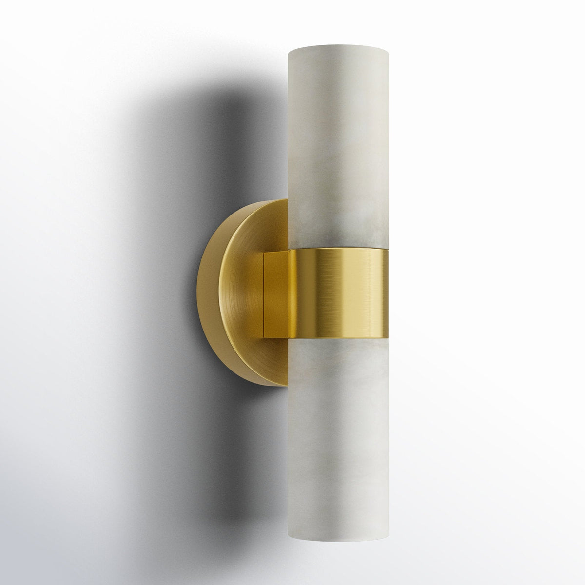 Conners Alabaster Wall Lamp – Authentic Spanish Alabaster & Brass Sconce