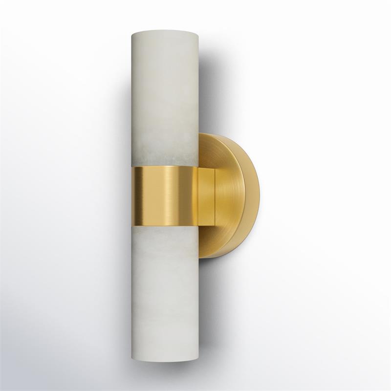 Conners Alabaster Wall Lamp – Authentic Spanish Alabaster & Brass Sconce