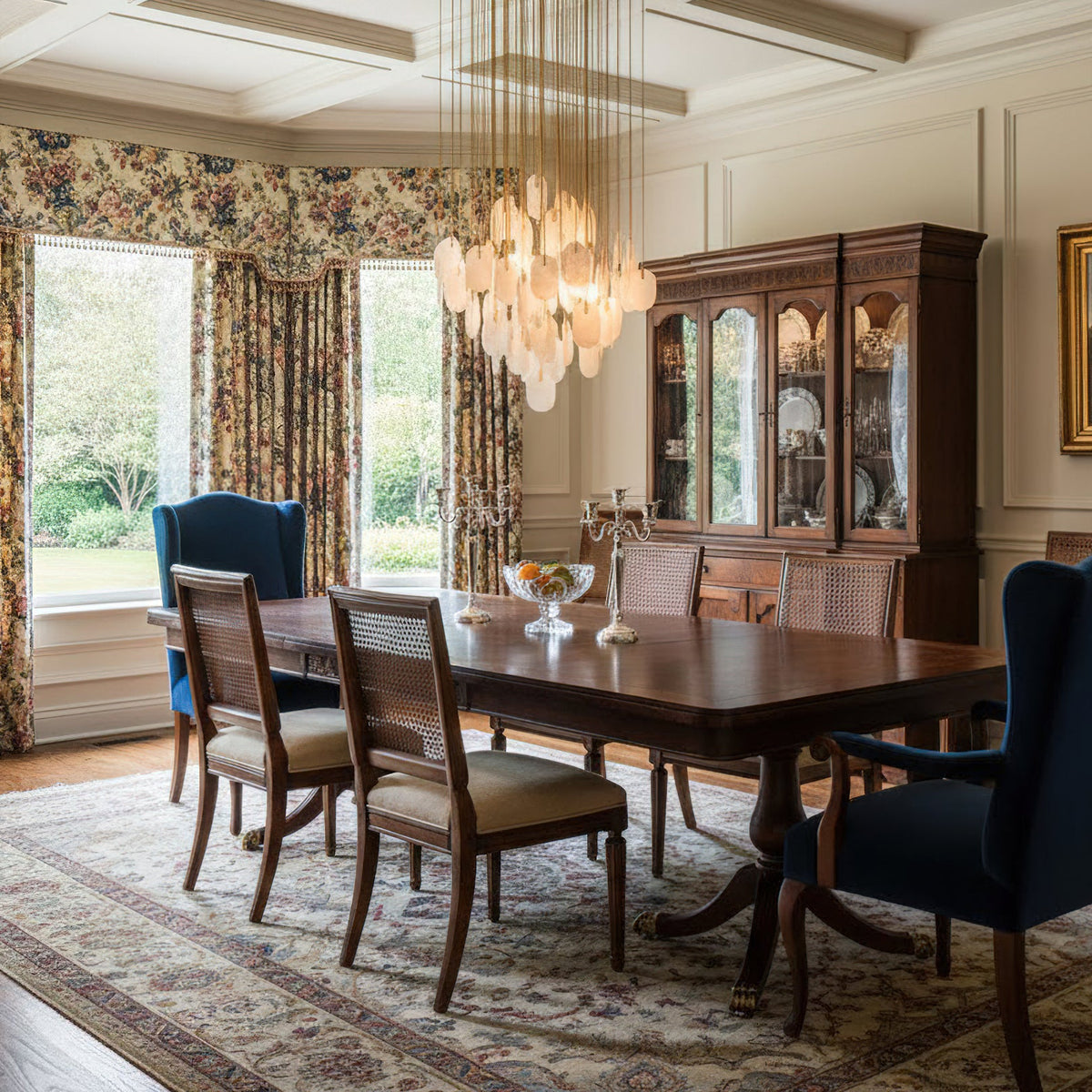 Allure Alabaster Chandelier – Cascade Stainless Steel & Natural Stone Statement Chandelier