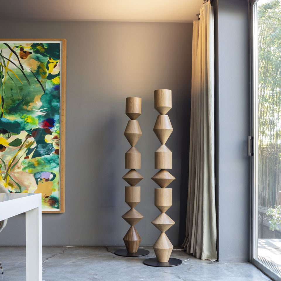 Costantina Floor Lamp – Modern Sculptural Iron Indirect Standing Light