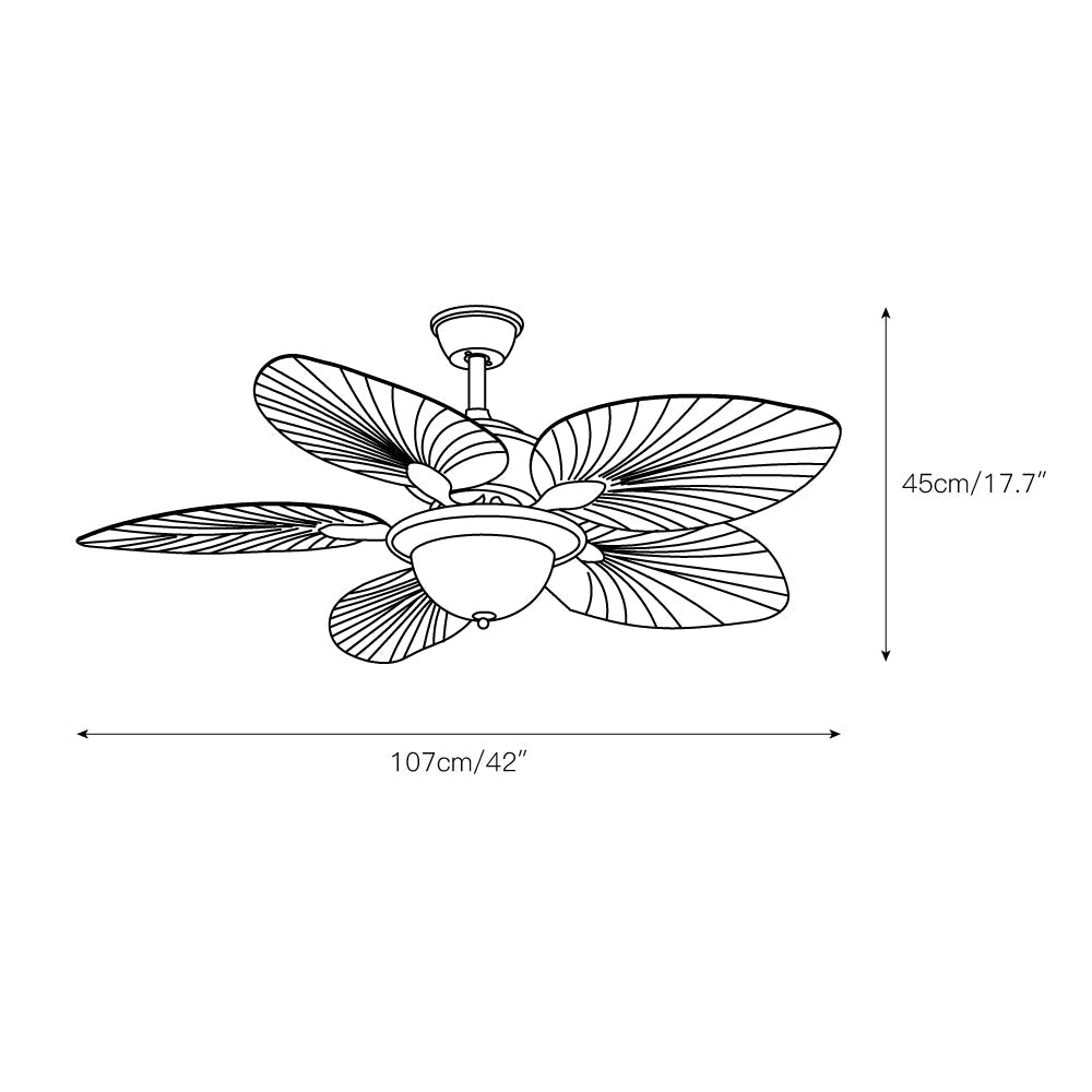 Cruise 42″ Ceiling Fan Light – Indoor/Outdoor DC Motor LED Ceiling Fan