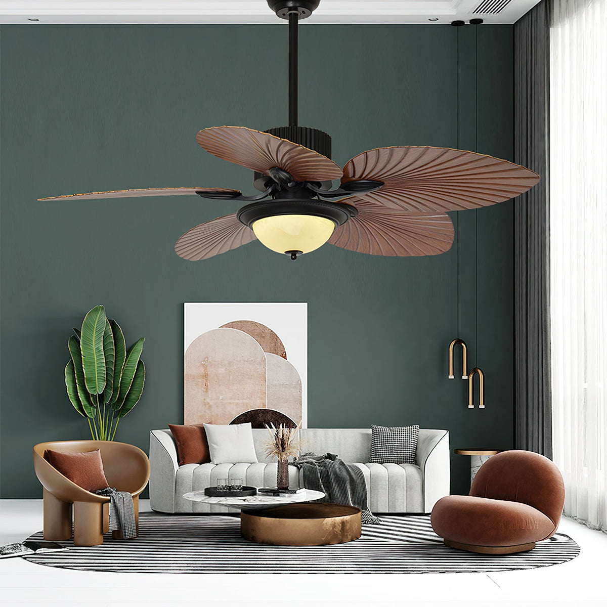 Cruise 42″ Ceiling Fan Light – Indoor/Outdoor DC Motor LED Ceiling Fan